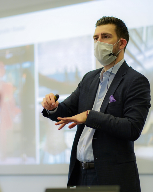 Youri Sawerschel teaches ‘Designing Hotel and Restaurant Concepts’ at the new EHL Singapore campus